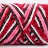 Hilo de chenilla brillante de tres cabos para tejer a crochet zapatos, hilo de lana grueso para tejer suéteres, bufandas y sombreros