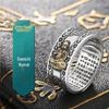 Anel de prata esterlina 990 Buddha Heart Sutra para homens e mulheres Doze Zodíacos oito escrituras do Guardião anel clássico dedo indicador