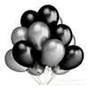 Set de Globos Gruesos de 12 Pulgadas Oro Rosa Oro Negro Transfronterizo 12 Decoración para Fiesta de Boda Cumpleaños Globos de Látex