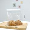 Bolsa de empaque para pan de snack de alambre transparente rizado para Navidad, tostada integral, rebanada, horneado, autosellante, portátil, bolsa para barco de arroz pegajoso