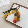 Pendente de Desenho Animado em Tecido Artesanal Estilo Coreano Chaveiro de Boneca de Planta Fofa Estilo Ins Charme de Bolsa Feminino