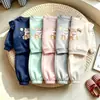 Nuevo Conjunto Lindo para Niñas Estilo Coreano Primavera Otoño 2026 Nuevo Ropa para Niños Pequeños y Medianos Sudadera Elegante de Moda Conjunto de Dos Piezas para Bebé
