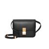 Bolso Cuadrado Pequeño Retro de Cuero Genuino Tipo Tofu Bolso de Nicho de Lujo Ligero Combinable para Mujer Bolso de Hombro Cruzado de Moda para Mujer
