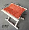 Madera Maciza Pino Hoja Caída Exterior Barbacoa Silla Plegable Respaldo Plegable Venta al por Mayor Mazar Silla Plegable Portátil Lona