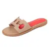 Nuevas Chanclas Planas de Moda de Verano 2026 para Uso en Exteriores, Sandalias de Playa de una Sola Tira, Zapatos Planos de Viaje para Mujer