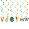 Copa del Mundo Fútbol fútbol Cumpleaños Infantil Fiesta Festiva Suministros Bandera-tirando Mantel Bandeja de Papel Diseño traje