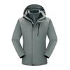 Jieke Rei Lobo Outdoor Três em Um Forro de Lã Removível Outono e Inverno Novo Conjunto de Duas Peças Masculino para Mulheres