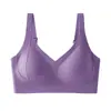 Sutiã push-up sem costura plus size para comércio exterior transfronteiriço, sem aro, com suporte lateral e fecho frontal para mulheres