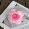 Cabezas de Flores de Rosa de Simulación Pieza Única Tela de Seda Fondo de Pasillo de Boda Pared de Flores Decoración de Flores Artificiales Flores de Tela Hechas a Mano DIY Venta al por Mayor