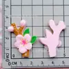 Presilhas de Cabelo Coloridas Série Flor de Cerejeira, Acessórios de Cabelo, Pingentes para Sapatos, Materiais Artesanais DIY, Acessórios de Resina