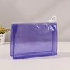Bolsa Cosmética de PVC Tridimensional Bolsa com Zíper Transparente para Artigos de Higiene Pessoal Viagem Bolsa de Armazenamento Publicitária Bolsa de Zíper de PVC Personalização