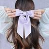 Gentle Style Headwear Simples Ins Colorido Laço Fita Grampo de Cabelo Internet Celebridade Elegante Estilo Japonês Top Clip Bonito Acessórios de Cabelo