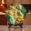 La Riqueza de la Prosperidad Viene de Todas Partes: Un Adorno de Disco con Forma de Calabaza para la Prosperidad del Hogar, Adecuado para Sala de Estar, Dormitorio, Estudio o Entrada