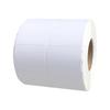 Papel adhesivo de papel estucado 50 40 30 20 25 10 etiqueta de código de barras de cobre papel de impresión de cinta de carbón