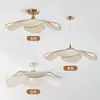 Lámpara Colgante Japonesa de Lino Estilo Wabi-Sabi con Forma de Pétalo para Decoración de Casa de Huéspedes, Hotel, Dormitorio, Lámpara Colgante Artística Vintage de Diseñador para Sala de Té