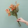 5 Ramas de Rosas Artificiales Fragantes Estilo Vintage para Decoración del Hogar y Accesorios de Fotografía de Bodas