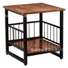 Estante de Almacenamiento para Mesa de Centro con Patas Ajustables 180Lbs Soporte para Mini Refrigerador 18x18 Pulgadas Mesa de Noche