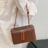 Bolso de Trabajo Simple de Alta Gama Estilo Coreano para Mujer 2025 Nueva Moda Bolso Cuadrado Pequeño Cruzado Bolso Caja Retro