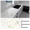 Película Adhesiva para Encimera de Mármol CTZS Textura Mineral Autoadhesiva Cubierta para Gabinete Estilo Lujo Moderno Resistente a Altas Temperaturas a Prueba de Aceite Antiarañazos Para Cocina Estufa Encimera Remodelar 40cmx1m/3m/5m/10m