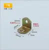Soportes de Ángulo Recubiertos de Zinc para Tableros de Madera, Mesas, Sillas, Gabinetes, Armarios, Conectores de Fijación, Soportes de Estante de Ángulo Recto de 90 Grados, Forma de L al por Mayor