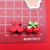 Simulado Brillante Mini Pequeño Serie Cereza DIY Accesorios de Resina Tocado Horquilla Carcasa para Teléfono Móvil Joyería Pegatinas para Arte de Uñas
