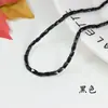 Contas Facetadas de Vidro Colorido de 18 Lados para Acessórios de Roupa, Contas Tubulares Retangulares para Colar, Contas Coloridas Galvanizadas, Contas Soltas para Atacado