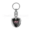 Adequado para Modificação de Carro Cola de Fibra de Carbono Chaveiro Criativo com Logo de Carro Pingente de Fivela H Fivela de Junção para Modificação de Carro