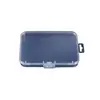 Caja Pequeña Plana Transfronteriza 1.5 de Alto Caja Cuadrada Pequeña Transparente Joyería Plástico Pp Empaque Caja de Almacenamiento de Tarjetas Tira Larga Rectangular