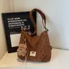 Bolso Tote Texturizado Simple de Nuevo Estilo Invernal, Bolso Casual de Personalidad a la Moda, Bolso Cruzado de Hombro para Mujer de Nicho 2026