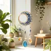 Elegante atrapasueños con árbol de la vida de piedra natural cruda, adorno colgante, campanilla de viento colorida para pared, superventas transfronterizo