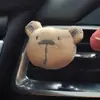 Decoração Fofa e Relaxante de Clipe para Saída de Ar de Carro em Algodão e Linho Decoração Simples de Nicho para Interior de Carro Alta Qualidade