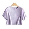 Adote Calça Autêntica Estilo Lust Puro Sexy de Cintura Alta com Bolso Aba Camiseta que Mostra o Umbigo Visual Emagrecedor Camiseta Top Chic Estilo Bf de Manga Curta