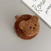 Bolsa de Monedas Redonda de Moda DIY Otoño e Invierno con Estampado de Leopardo Bolsa Pequeña de Muñeca con Cordón Adecuada para Funda de Teléfono Móvil Auriculares Lápiz Labial
