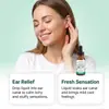 Gotas para Ouvido LANISKA 30ml Cuidado Auricular Uso Doméstico Suave Refrescante Confortável Design com Conta-gotas para Canal Auditivo
