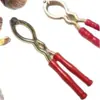 Pinza para nueces, alicates domésticos para nueces pecanas, pinza para nueces, desgranador de nueces, artefacto duradero y abierto, herramienta para avellanas