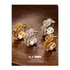 Brincos da Moda Europeia e Americana, Brincos de Zircônia Simples e de Alto Padrão, Brincos Personalizados e Versáteis de Pérola Imitação com Borda de Renda