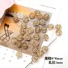 Acrílico Transparente Chapado en Oro Múltiples Estilos Colección DIY Pulsera de Abalorios Hecha a Mano Materiales Ropa Zapatos Accesorios Cuentas Sueltas