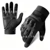 Guantes tácticos de dedo completo Oji de medio dedo con protección articulada de caparazón duro, cálidos, anticorte, especiales para aficionados militares, entrenamiento militar de combate
