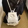 Mini Mochila de Viaje Lunares Encaje Mochila con Cordón para Niñas Dibujos Animados Lindo Gatito Bebé Solapa Bolso Escolar