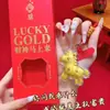Caballo de Oro 999 Hazte Rico Pronto Colgante Caja de Regalo Bolsa Linda Colgante Artículos de Año Nuevo Regalos de Año Nuevo Mayoreo