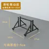 Soporte de Exhibición de Puertas de Madera, Estante de Exhibición de Base para Muestras de Puertas Interiores, Muestra de Marco de Puerta de Vidrio para Baño, Soporte de Mesa Redonda