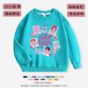 Sudadera para Niños del Grupo Kpop Hunter Witch Top de Otoño para Niños Camiseta Básica Elegante de Otoño para Niñas Cuello Redondo Primavera y Otoño