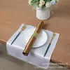 Guardanapo de Cetim Guardanapo de Hotel Guardanapo de Casamento Pano Dobrado Flor de Tecido Alta Densidade Borda Travada Cor Sólida Pano para Limpar Copos Melhor Vendedor da Amazon