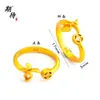 Anillo con un Apellido Aleatorio de los Cien Apellidos Familiares, Enviado con un Apellido Aleatorio, Diseño de Nicho, Moderno, Sencillo, Alto Valor Estético, Anillo Ajustable con Diseño de Moneda de Cobre