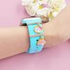 Adequado para anel decorativo de pulseira de apple watch anel decorativo de pulseira de relógio de silicone universal apple watch unha decorativa