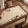 Nuevo Mantel Individual Retro para Mesa de Comedor 2026 con un Toque de Lujo Ligero y de Alta Gama, Impermeable, Resistente al Aceite, al Calor y Lavable para Mesa de Centro de Sala de Estar