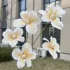 5 Flores Borboleta Monet, Flores Artificiais para Salões de Casamento e Decoração de Casa, Atacado