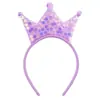 Diademas Infantiles de Venta Caliente Transfronterizas, Pasadores con Lentejuelas, Accesorios para el Cabello de Corona de Fiesta de Cumpleaños Coloridos, Lindas Diademas de Joyería para Bebé