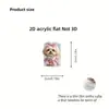 Protector de cable de datos Shih Tzu lindo, adecuado para cargar iPhone; cable de teléfono duradero con un diseño encantador