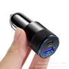 Cargador de Coche Compacto 3.1A Usb+Pd Aleación de Aluminio Usb-C+Usb Fabricante de Cargador de Teléfono para Coche Carga Rápida